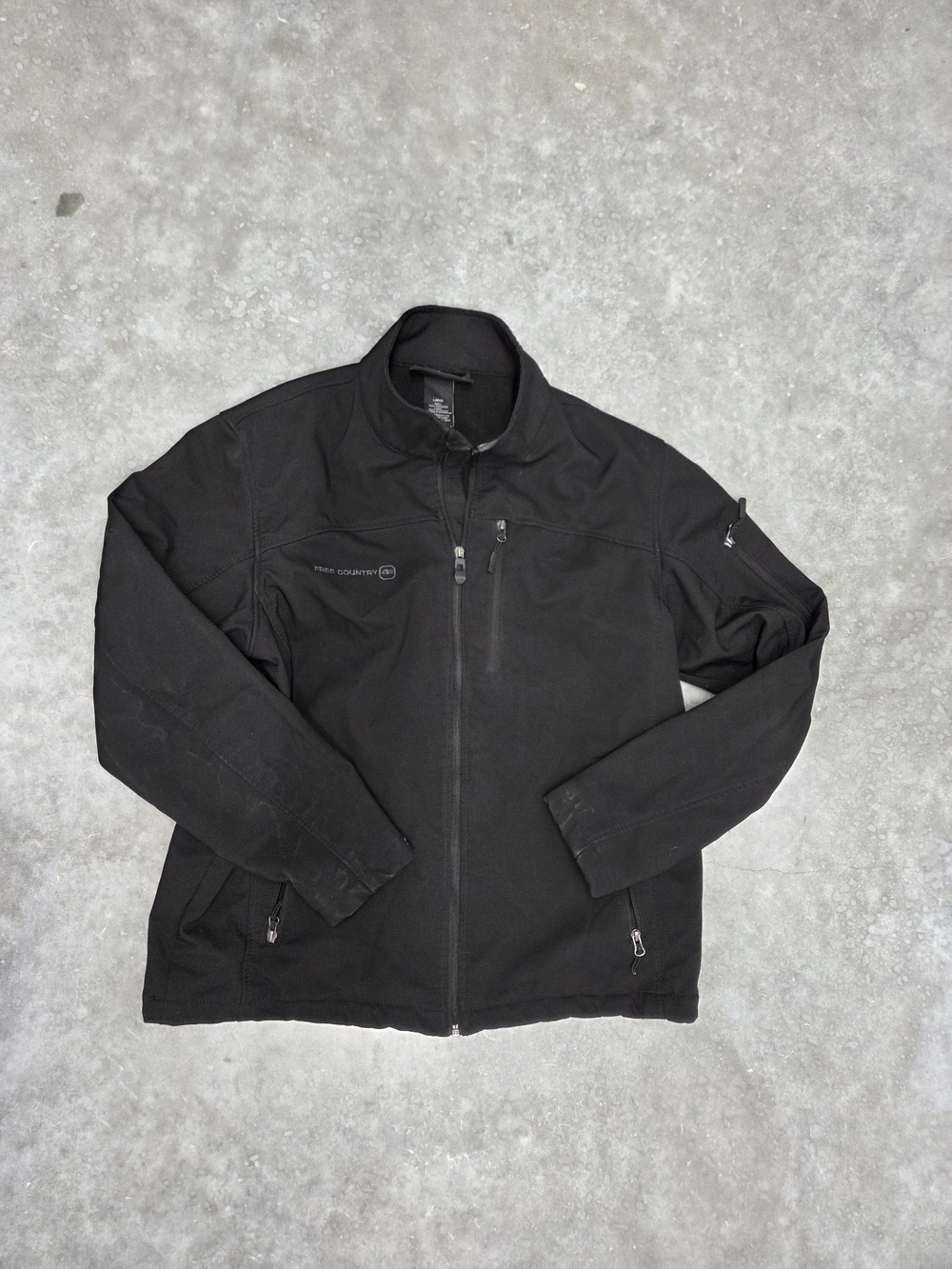 Free Country Black Men's Jacket Gorpcorp Outdoorsy Winter Water Resistant Size L